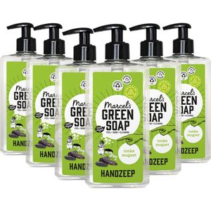 Marcel's Green Soap - Handzeep - Tonka & Muguet - 6x 500 ml