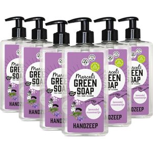 Handzeep - Lavendel en Rozemarijn - Natuurlijke Ingrediënten - 6 Stuks