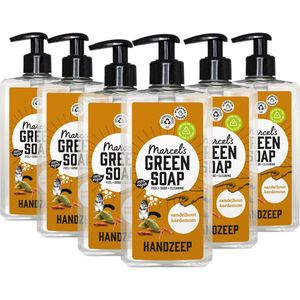 6x Marcel's Green Soap Handzeep Sandelhout & Kardemom 500 ml