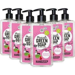 Marcel's Green Soap - Handzeep - Patchouli - 6 Stuks - Vegan