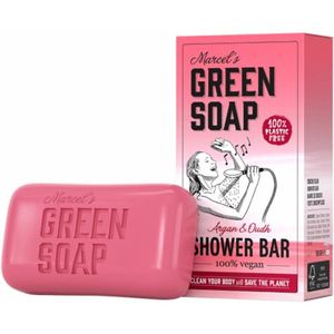 Marcel's Green Soap - Showerbar - Argan & Oudh - 150 gr - Plasticvrij