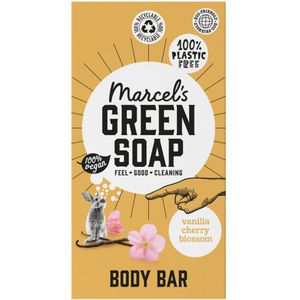 Marcel's Green Soap - Showerbar - Vanilla & Cherry Blossom - 150 gr