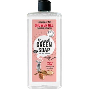 6x Marcel's Green Soap Shower gel Argan & Oudh (300 ml)