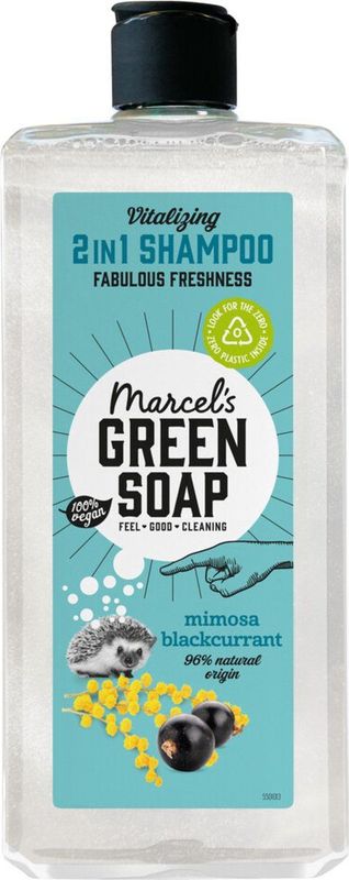 Marcel's Green Soap Shampoo & Conditioner 2 in 1 Mimosa & Black Currant 300 ml