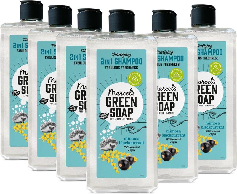 Marcel's Green Soap Shampoo Mimosa & Zwarte Bes 6x 300ML
