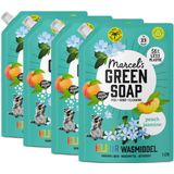 Marcel's Green Soap - Wasmiddel Refill - Perzik & Jasmijn - Inhoud 1L - 4 Navullingen