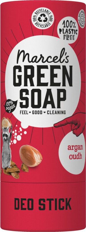 Marcel' Green Soap Deodorant Stick Argan & Oudh