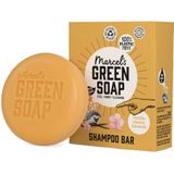 marcel's green soap Shampoo Bar 90 g - Vanille & Kersenbloesem - Plantaardig - Milieuvriendelijk - Plasticvrij - Vegan,Oranje