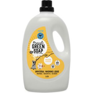 Marcel's Green Soap Wasmiddel Katoen & Vanille 69 Wasbeurten 3 liter