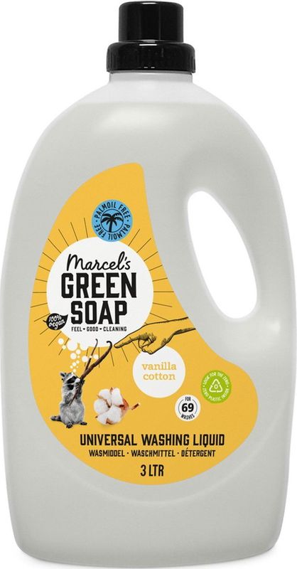 Marcel's Green Soap Vloeibaar Wasmiddel - Vanille & Katoen - 3L