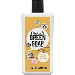 Marcel's Green Soap 2-in-1 Shampoo Vanille & Kersenbloesem 500 ml