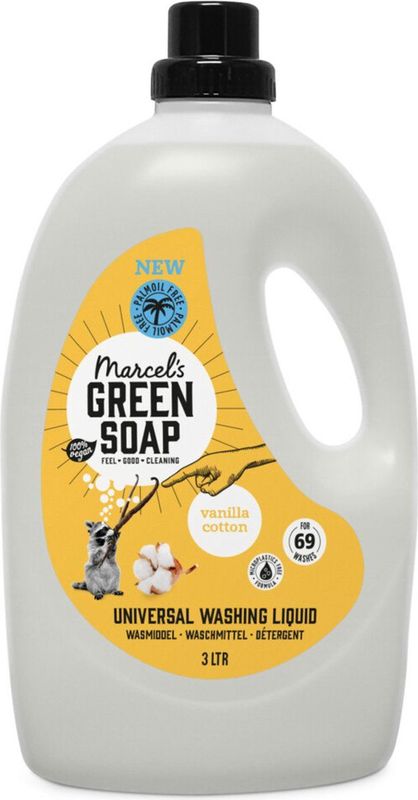Marcel's Green Soap Wasmiddel - Vanille & Katoen - 4x 3L