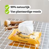 Marcel's Green Soap - Hand Doekjes - Vanille en Kersenbloesem - 15 Stuks