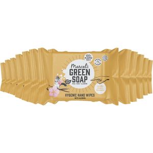 Marcel's Green Soap Hygiënische Handdoekjes - Vanille & Kersenbloesem - 12 x 15 stuks