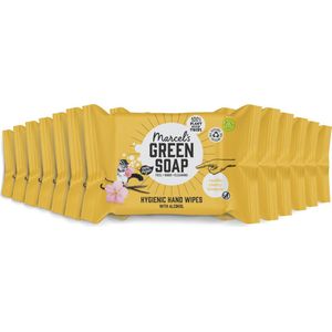 Marcel's Green Soap - Hand Doekjes - Vanille en Kersenbloesem - 15 Stuks