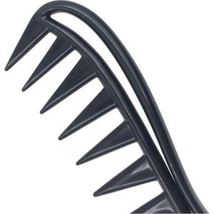 Brede Grove Shark Kam - Kapper Styling Tool - Zwart