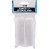 Flocx - Verfroller - Rechte Zijde - Schuim - 10cm - 2 st