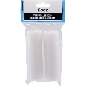 Flocx - Verfroller - Rechte Zijde - Schuim - 10cm - 2 st