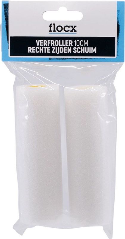 Flocx - Verfroller - Rechte Zijde - Schuim - 10cm - 2 st