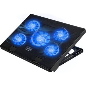 Strex Laptop Cooler - 12-17 Inch - Verstelbaar - 5 Ventilators