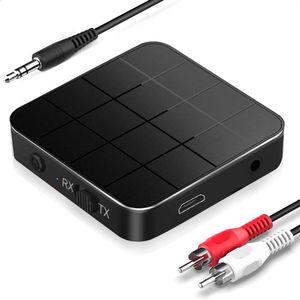 Strex - Bluetooth-Sender & -Empfänger - 10m Reichweite - AUX/RCA - Schwarz
