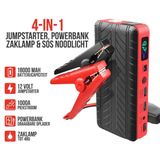 Strex - Jumpstarter - 12V - 1000A - 18000 mAh - 4-in-1 met Powerbank en LED Zaklamp