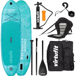 VirtuFit Supboard Cruiser 305 - Turquoise - Met Kajak zitje, accessoires en draagtas