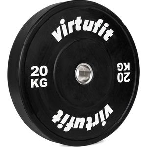 VirtuFit Bumper Plate - Olympische Halterschijf van Rubber - 50 mm - 20 kg