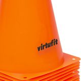 VirtuFit Pionnen Set - 23 cm - 12 Stuks - Oranje - Voetbal Trainingshoedjes
