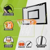 VirtuFit Pro Mini Basketbalbord - Mini Hoop -  Met 2 Ballen en pomp - Basketbalring - Zwart