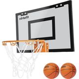 VirtuFit Pro Mini Basketbalbord - Mini Hoop -  Met 2 Ballen en pomp - Basketbalring - Zwart