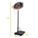 VirtuFit Verstelbare Basketbalpaal - 170 Tot 215 cm - Met Bal en Pomp