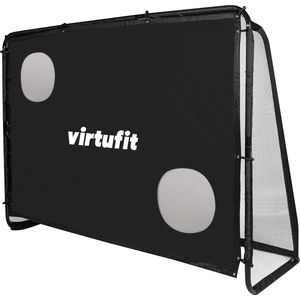 VirtuFit Voetbaldoel Pro met Doelwand - Voetbal Goal - 220 x 170 x 85 cm