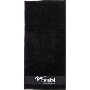 Fitwinkel Handdoek - 100 x 50 cm - Zwart