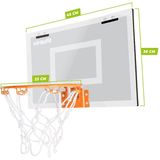 VirtuFit Pro Mini Basketbalbord - Mini Hoop -  Met 2 Ballen en pomp - Basketbalring - Wit