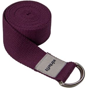 VirtuFit Premium Yoga Riem - Yoga strap - Katoen - 250 cm - Mulberry - Yogastrap