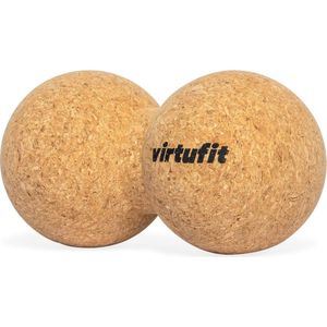 VirtuFit Premium Kurk Peanut Ball - Dual Massagebal - 100% Ecologisch