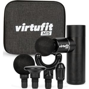 VirtuFit M1s Mini Massage Gun - 4 opzetstukken - Incl. Opbergtas
