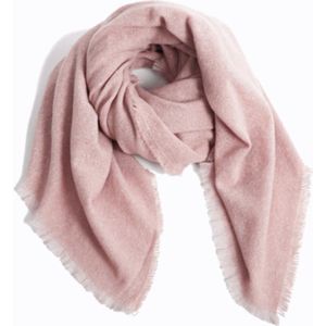 Emilie Scarves dames winter sjaal vierkant - roze