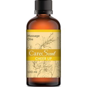 CareScent Cheer Up Massage Olie | Incl. Citroen / Ylang ylang / Gember / Jeneverbes Olie | Massageolie - 100 ml