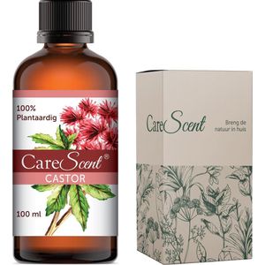 CareScent Castor Olie (Koudgeperst) - 100% Puur - voor Huid, Haar, Verdunnen Etherische Olie - 100 ml