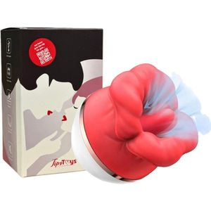 TipsToys Vibrator Bewegende Zuig Tong - Luchtdruk Vibrators voor Vrouwen Sex Toys