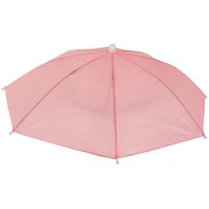 Hoofd paraplu - roze