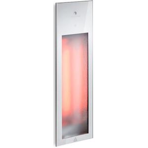 Sunshower Pure White infrarood inbouwapparaat 19.9x61.9x10cm half body 1250watt wit/aluminium 80073