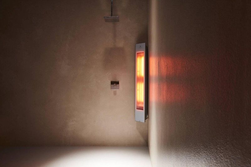 Sunshower Solo - Opbouw Hoekmodel - Full Body - Wit - Infraroodlampen
