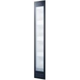 Sunshower Deluxe Black UV- en Infrarood Lampen Inbouw - 32x187x16 cm - Zwart / Aluminium