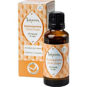 Laveen - Multivitamine Druppels - 30ml - Met Vitamine D3 en K2 - Suiker en Zoetstofvrij - Vegan - 100% Natuurlijk