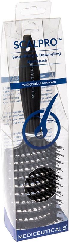 Mediceuticals - Scalpro Haarborstel - Unieke Haarborstel - Zwart - Materiaal: Kunststof