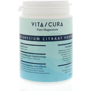 Vitacura Magnesium citraat poeder 200 gram