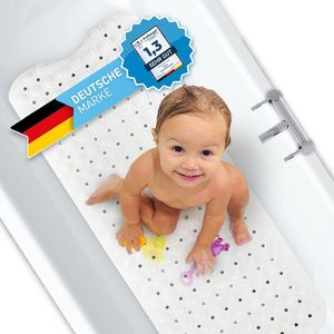 Extra groot badkamertapijt, lange pluche badmat, ultrazacht chenille vloertapijt, antislip en super waterabsorberende vloermat, lange loper voor badkamer (beige, 40 x 60 cm
